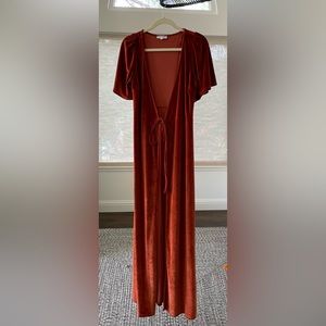 Baltic born Meghan velvet wrap dress